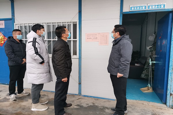 做好疫情防控 安徽路港S210和城段改建项目有序复工