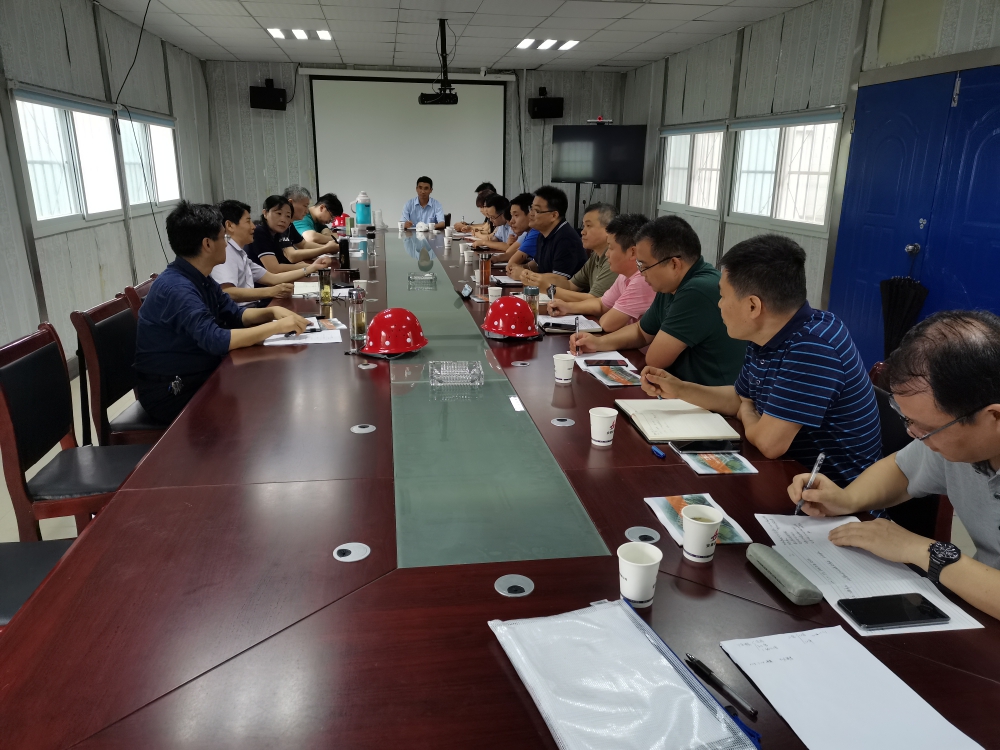 股份公司总工办检查指导安建·汉城源筑馨香苑项目