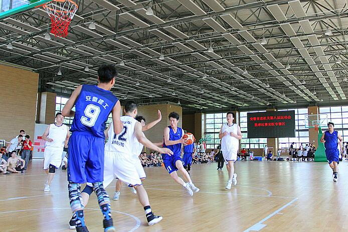 安徽365英国上市篮球队在省直八运会上夺冠
