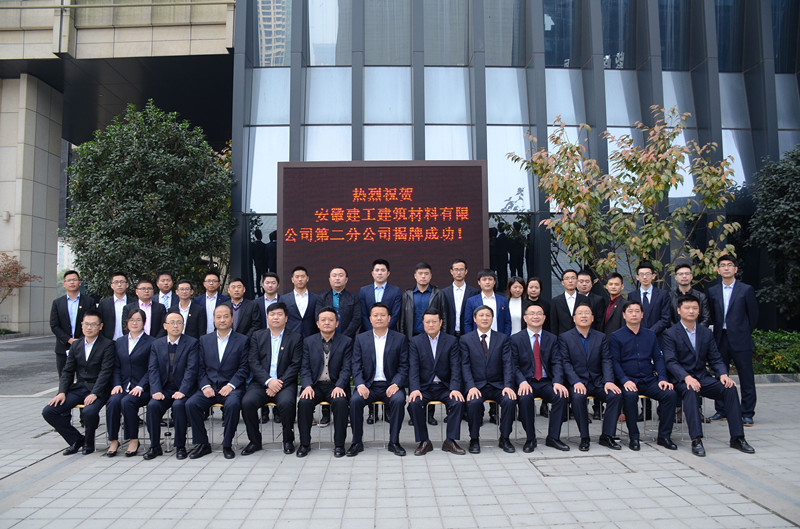 热烈祝贺安徽365英国上市修建质料有限公司第二分公司揭牌开业