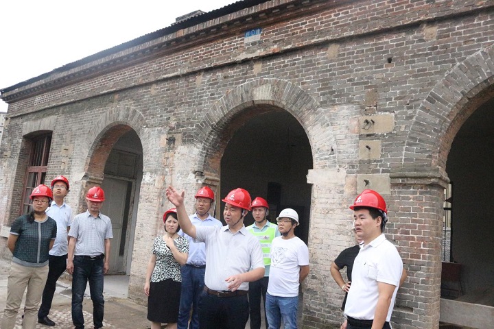固镇县委书记吴永彬赴安建总承包固镇PPP项目调研