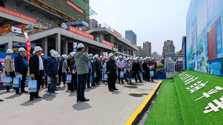 股份公司项目质量创优与手艺立异观摩会在安徽三建合肥市中心图书馆项目举行