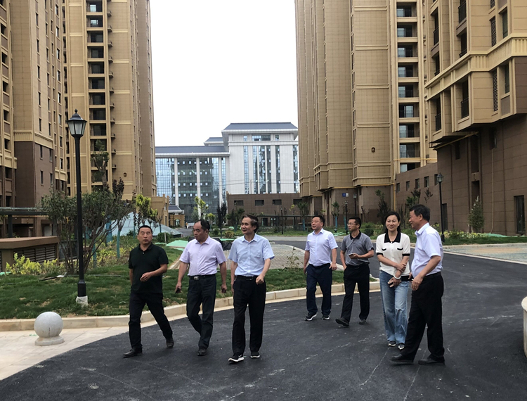 股份公司监事会主席牛晓峰一行深入安徽三建西北区域项目开展调研