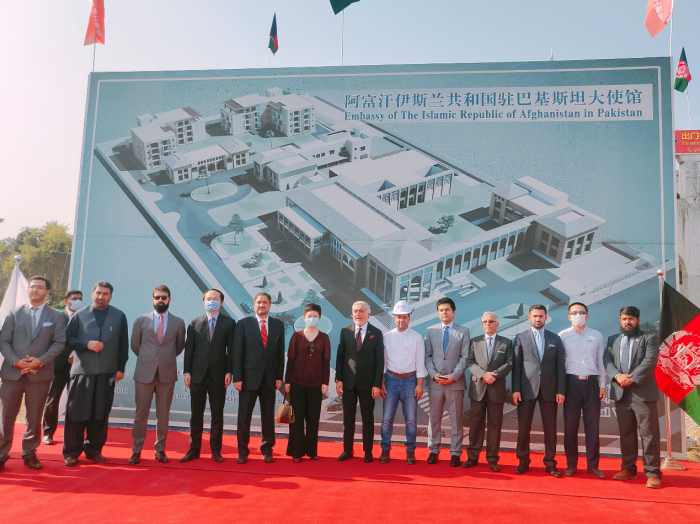 阿富汗民族息争高级委员会主席阿卜杜拉视察安徽365英国上市阿富汗驻巴使馆项目