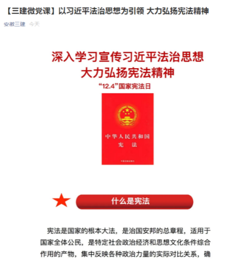 集团组织开展“宪法宣传周”活动