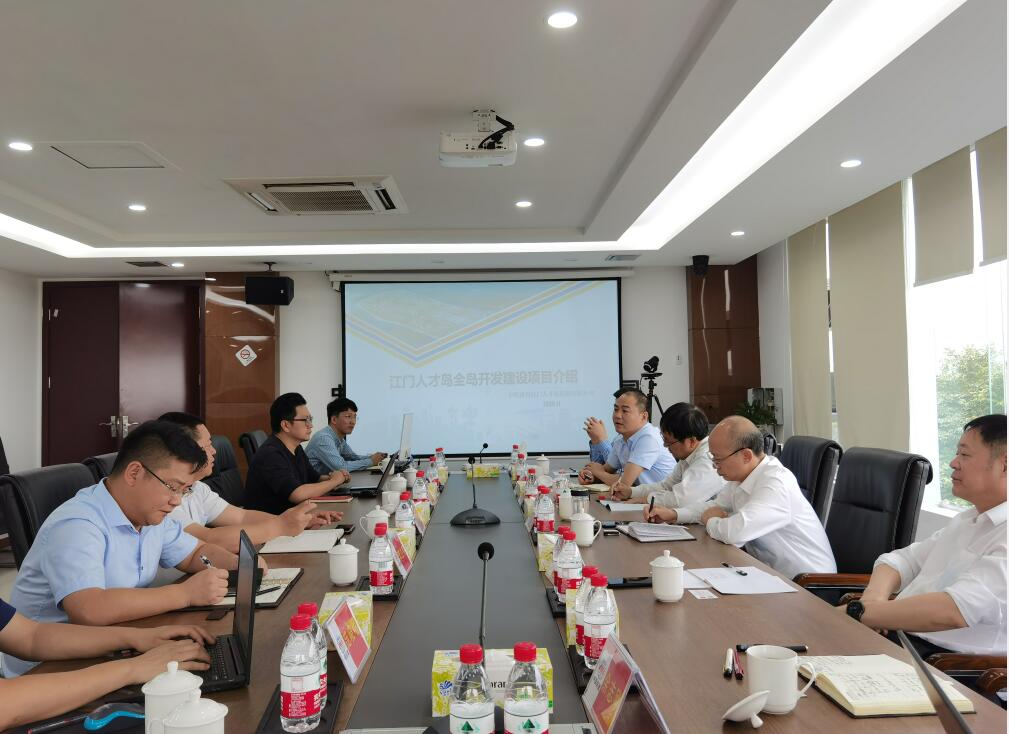 赵时运赴中铁建江门人才岛项目考察交流