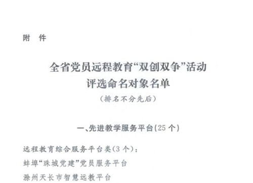 喜讯！安徽三建获评全省党员远程教育“双创双争”活动“树模终端站点” 