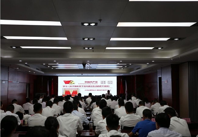 坚定理想信心—路桥集团党委书记、董事长盛明宏上专题党课