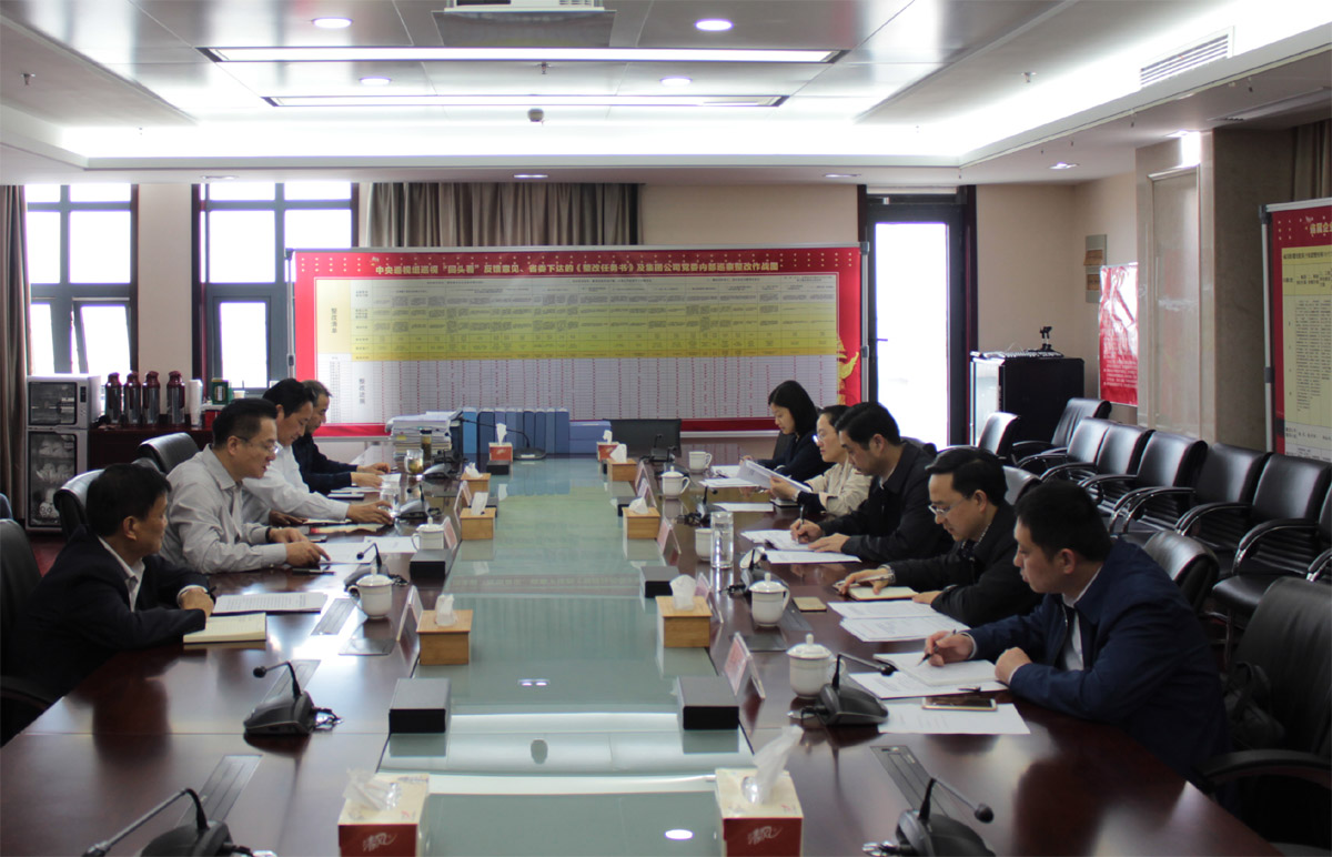 省委组织部专项督查集团公司党的十九大精神学习培训事情