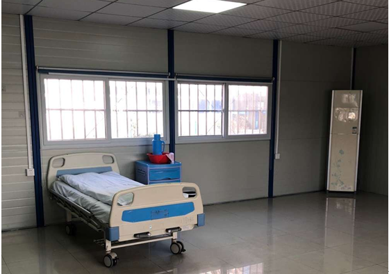安徽三建合肥市二院项目紧迫移交项目部办公区作发热门诊
