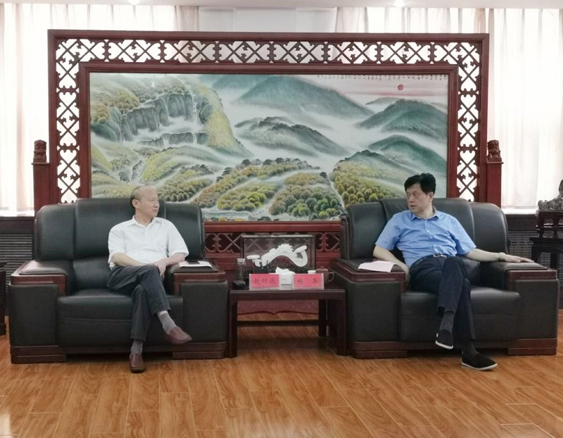 赵时运与宿州市委书记杨军举行谈判