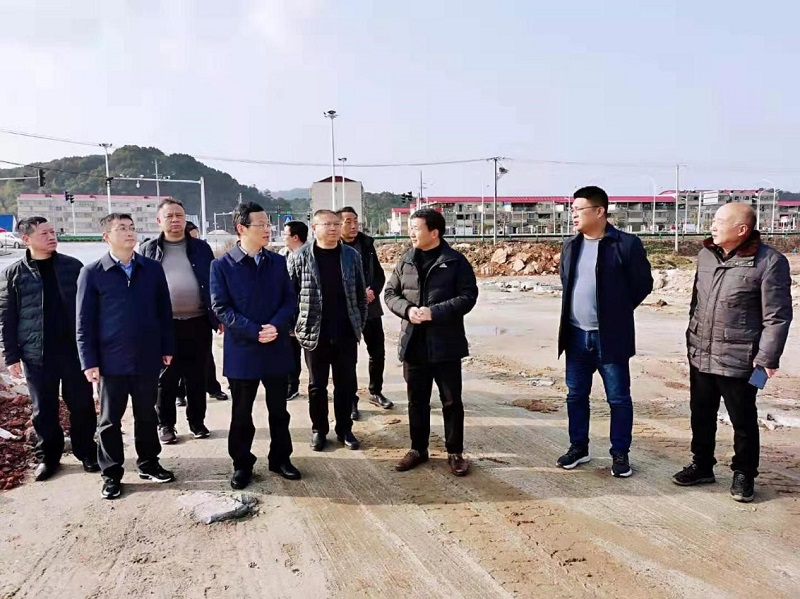 太湖县委书记程志翔赴安建投资太湖两PPP项目检查指导事情