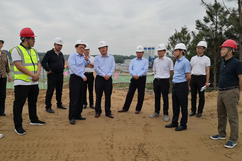 省交通运输厅党组书记、厅长章义一行赴安建投资太湖S246 PPP项目调研指导事情