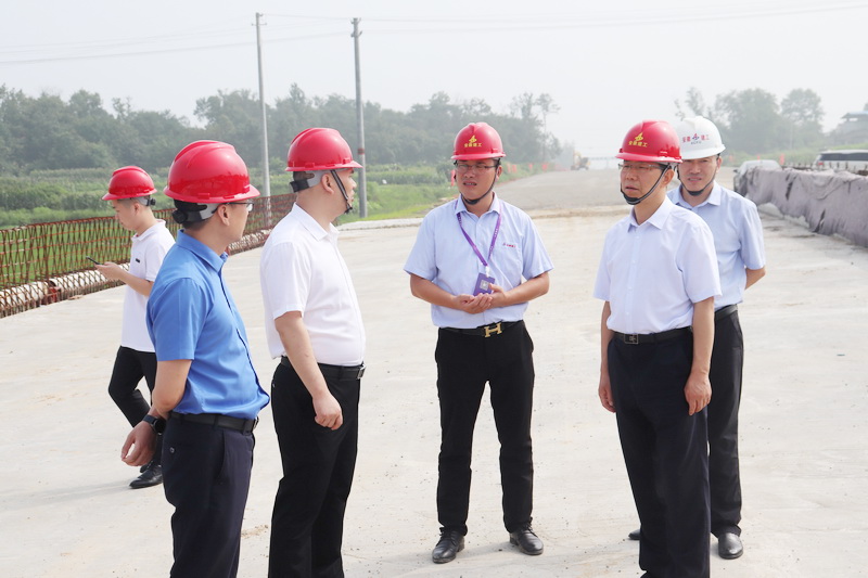股份公司董事长王厚良一行赴安建投资怀宁PPP项目调研