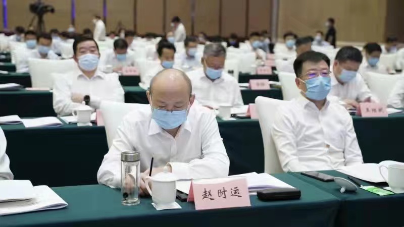 赵时运加入省属企业支持皖北承接工业转移集聚区建设座谈会