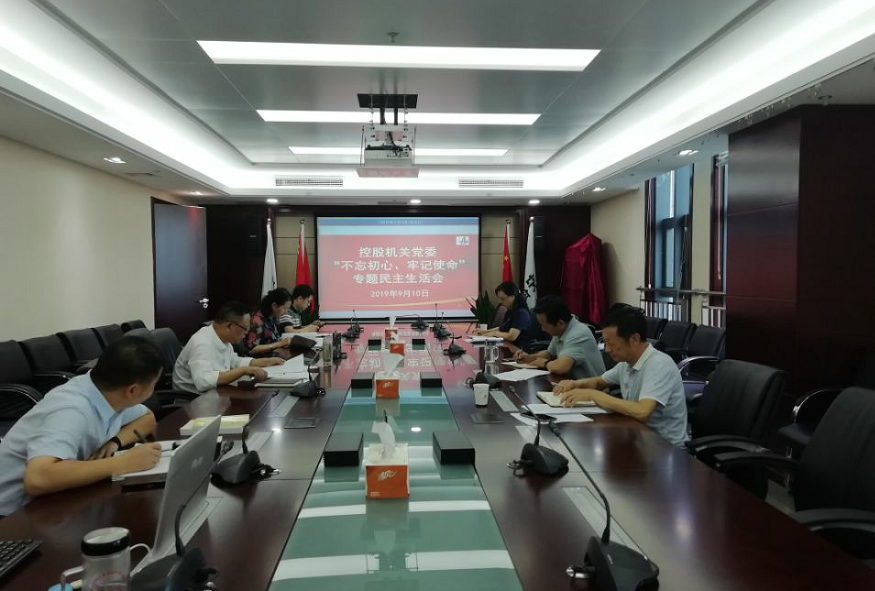 控股机关党委召开“不忘初心、切记使命”专题民主生涯会