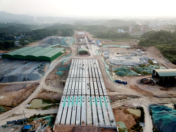 【路桥“竞”行时】G318池殷改建01标汛后大干快上 实现超产 
