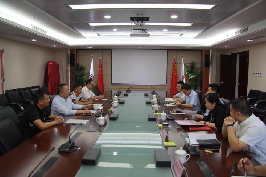 集团向导霍向东会见宿松县九姑乡党委书记石桂安一行