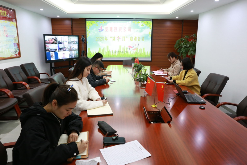 安建投资公司团支部召开2020年“念书月”活动启动会