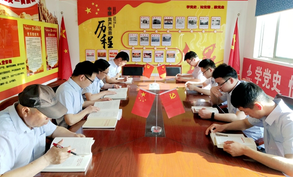 【安徽路桥党史学习教育在行动】蹊径分公司多种形式一连开展党史学习教育