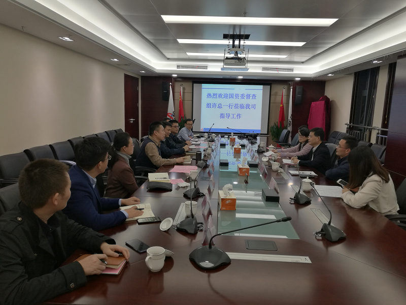 省国资委“七五”普法督查组来集团检查事情