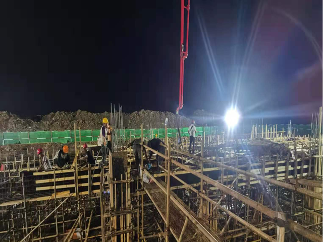 安徽一建安庆徽创力高·政务未来售楼部提前完成施工节点