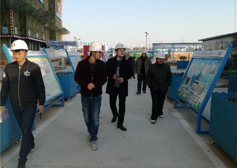 安建投资阜阳颍东医院PPP项目公司赴安徽三建临泉项目观摩学习