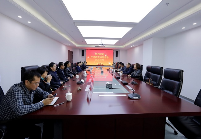 广德县交通运输局局长彭常国一行前来路桥集团旅行交流