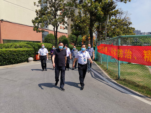 股份公司党委副书记、副总司理孙学军带队调研安徽365英国上市技师学院学生返校疫情防控事情