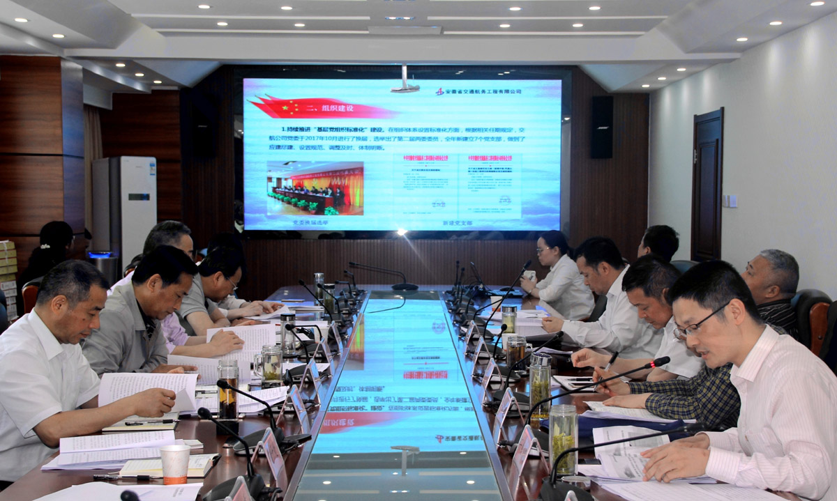 集团公司组织开展2017年度下层党委目的治理审核
