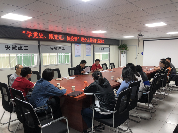 安徽装置公司团委开展“学党史、跟党走、抗疫情”主题团日活动