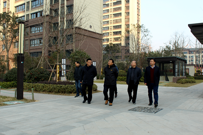 365英国上市股份副总司理、安建地产党委书记、董事长童宗胜一行赴安建地产沛县公司调研指导事情