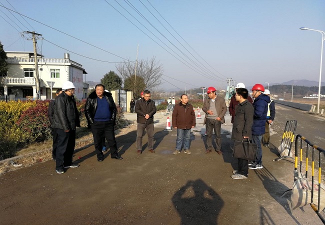 省征战办专职副主任李长林调研路桥集团安庆十平公路改365英国上市程02标项目建设