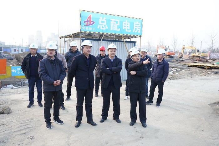 安徽理工大学副校长吴照明到安建总承包EPC项目调研慰问