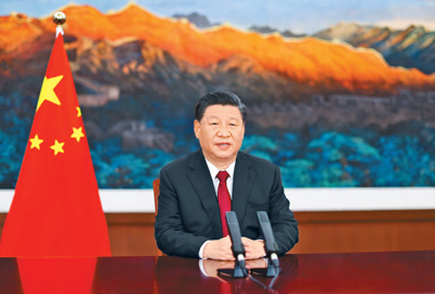 习近平在博鳌亚洲论坛2021年年会开幕式上揭晓主旨演讲 建议亚洲和天下各国回应时代召唤，，，携手共克疫情，，，增强全球治理，，，高质量共建“一带一起”，，，朝着构建人类运气配合体偏向一直迈进