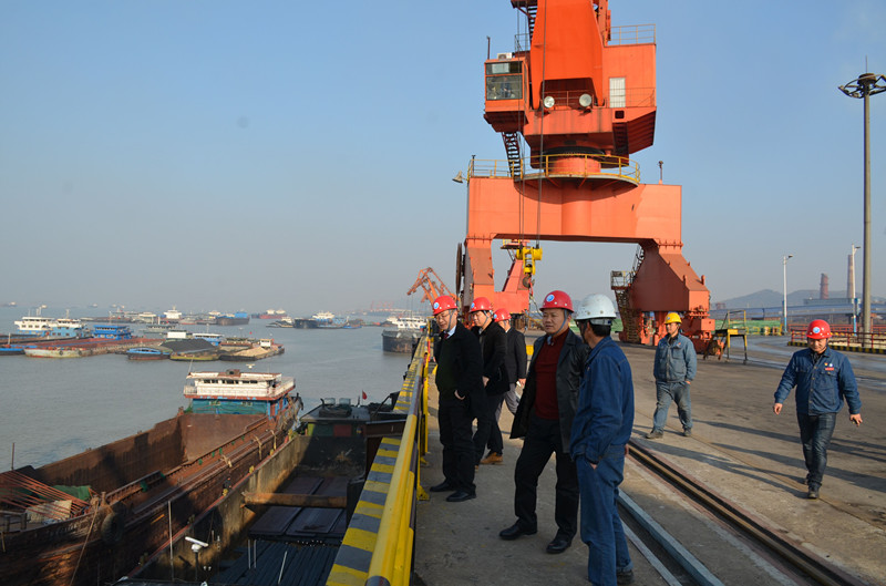 安建建材董事长张键赴九江萍钢钢铁有限公司考察