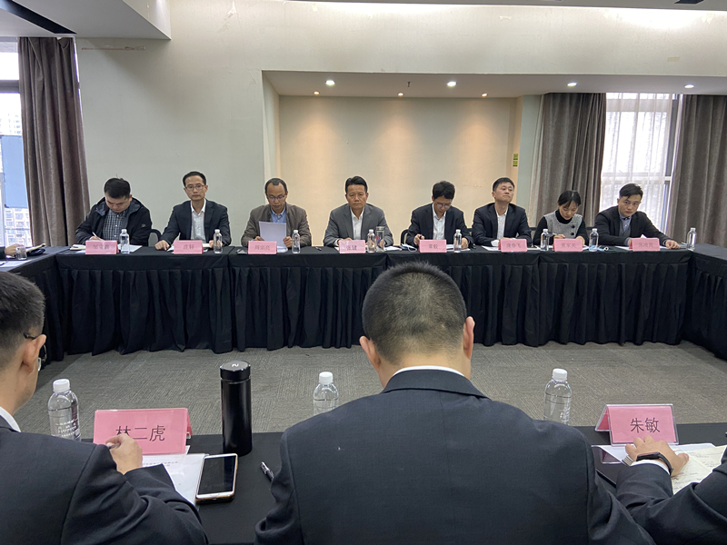 安建建材党委书记、董事长张键一行赴陕西分公司调研指导事情