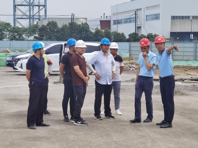 合肥轨道集团建设分公司副总司理李孔军赴路桥集团地铁7号线项目检查指导
