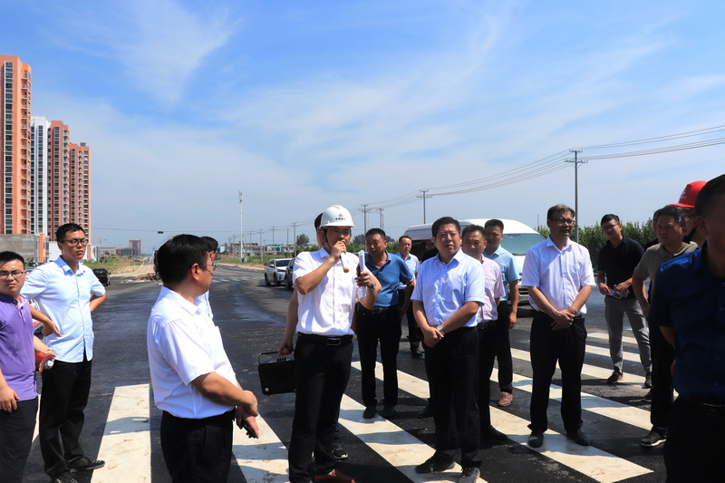 灵璧县县长赵明一行赴安建投资灵璧PPP项目调研