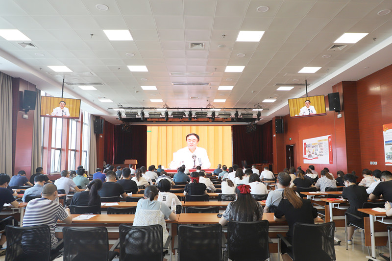 安徽建科党委举行学习贯彻习近平总书记“七一”主要讲话精神“云”宣讲活动