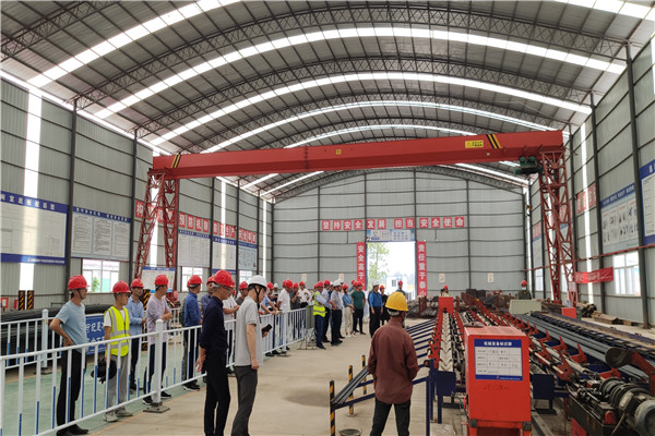 省港投公司2020年水运工程建设“质量月”现场会在灵璧船闸项目顺遂召开