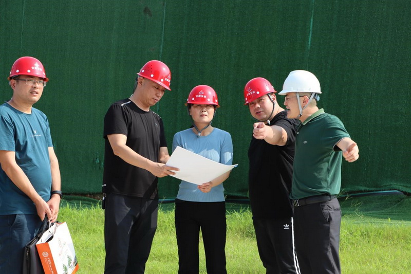 阜阳市颍东区副区长沙学珍赴安建投资阜阳PPP项目调研