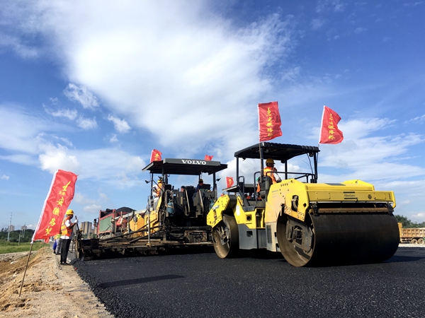 【路桥“竞”行时】徽州大道项目掀起汛后大干新热潮