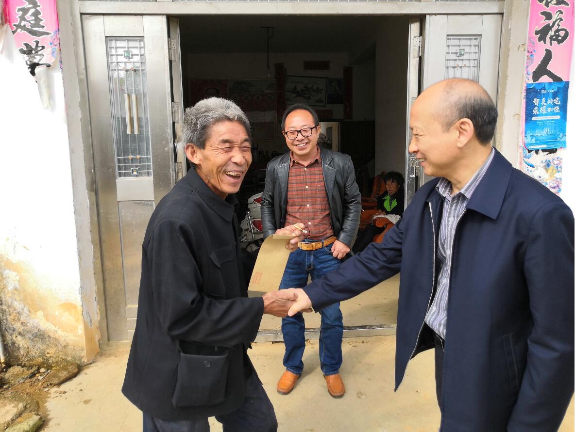 赵时运一行赴宿松县定点帮扶村走访调研