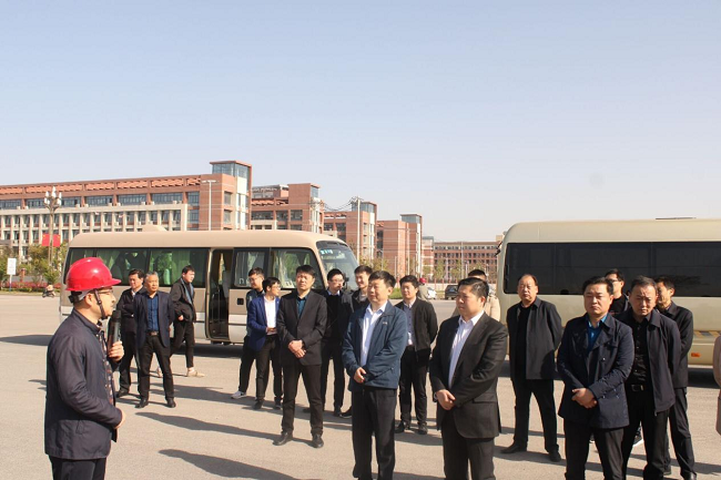 灵璧县委副书记、县长赵明一行赴路桥集团灵璧县都会路网PPP项目一期工程调研