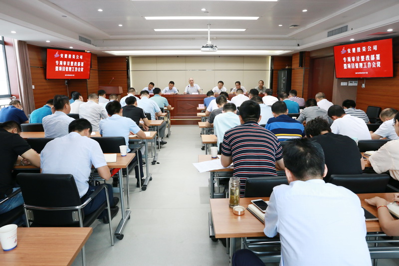 安建投资召开专项审计整改安排暨项目治理事情聚会