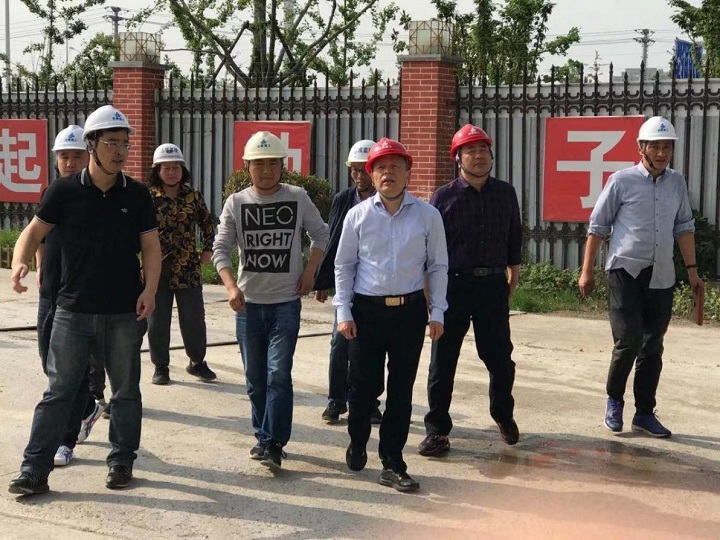安徽理工大学党委书记郭永存到安建总承包EPC项目督导