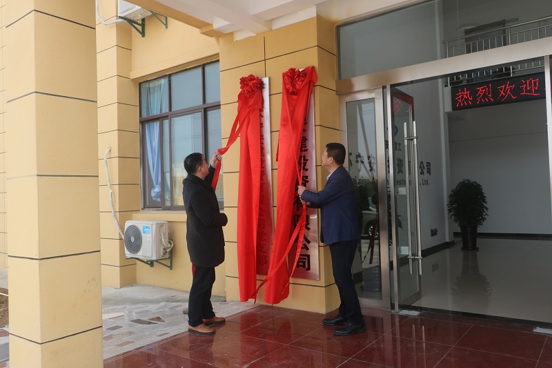 安建投资党委书记刘贤奇出席怀宁安建“双揭牌”仪式