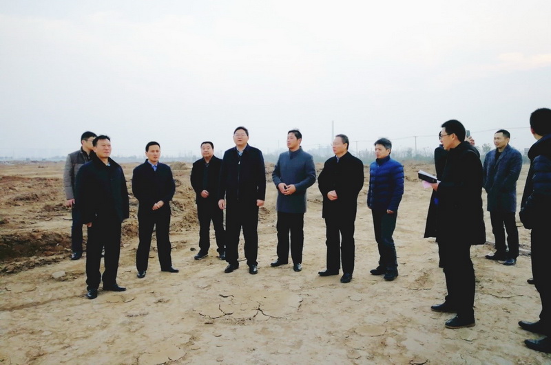 淮北市委副书记、市长戴启远视察中湖治理项目