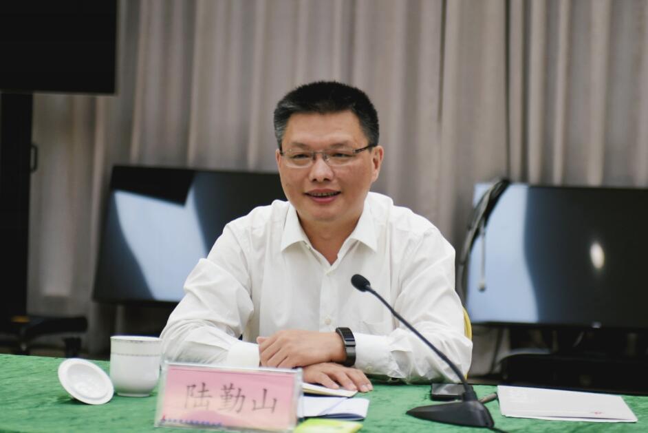 赵时运会见瑶海区委书记陆勤山一行